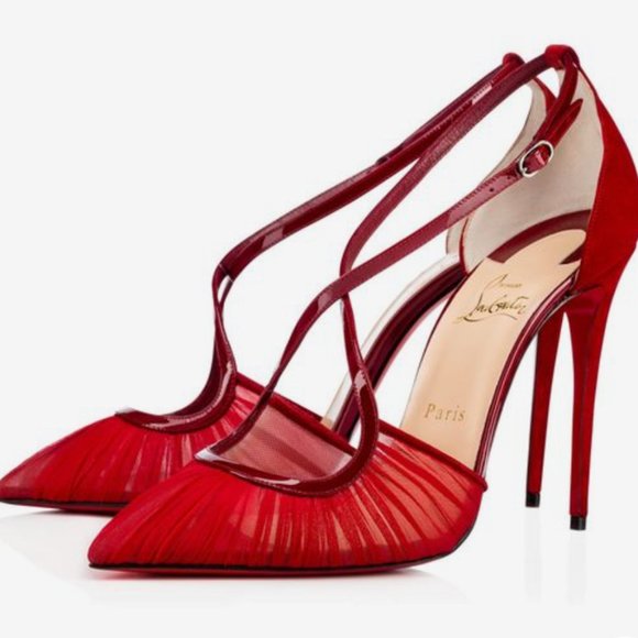 Christian Louboutin Shoes - Christian Louboutin Marchella strap heels in Red